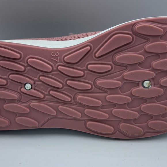 LAUREN TAYLOR Womens Pink SNEAKERS Size 37 slip-on ESPADRILLE stunning - Picture 12 of 12